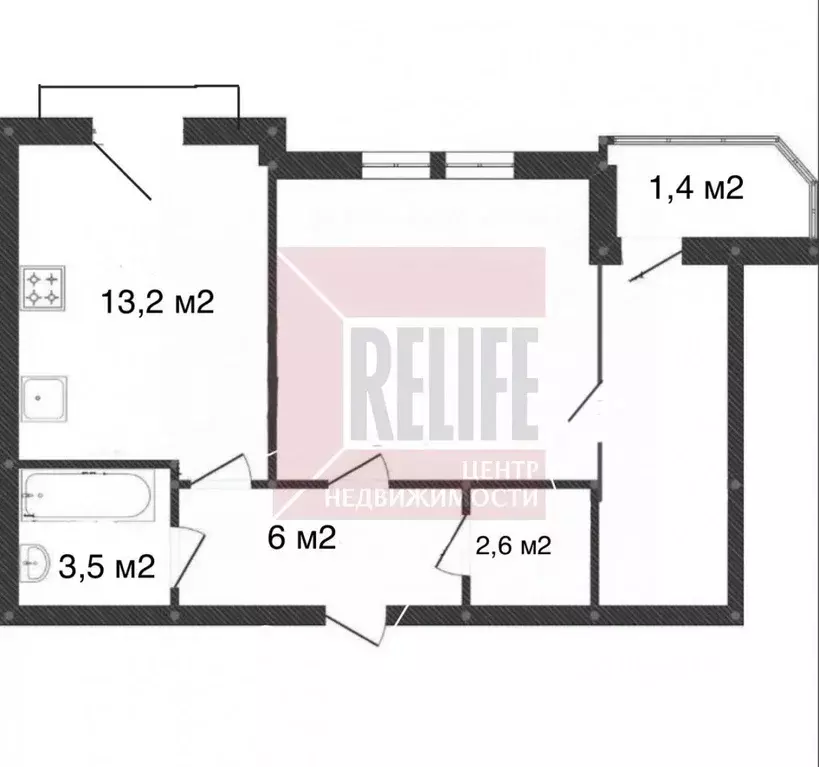 2-к кв. Калининградская область, Калининград ул. Александра Суворова, ... - Фото 2