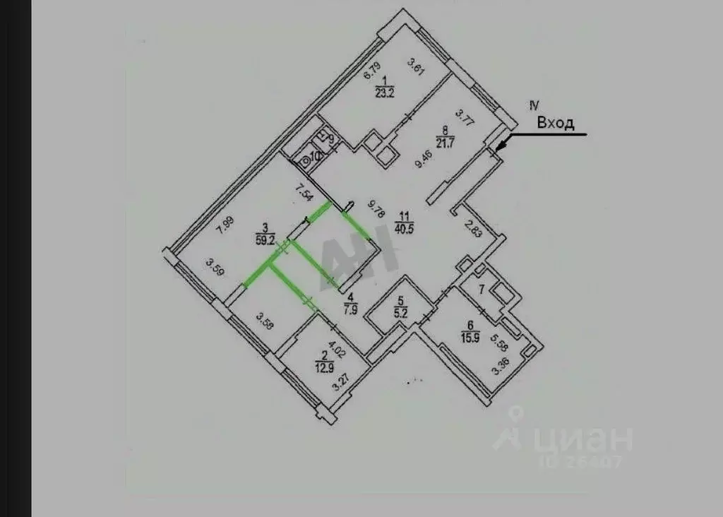 Помещение свободного назначения в Москва Минская ул., 1ГК1 (192 м) - Фото 2