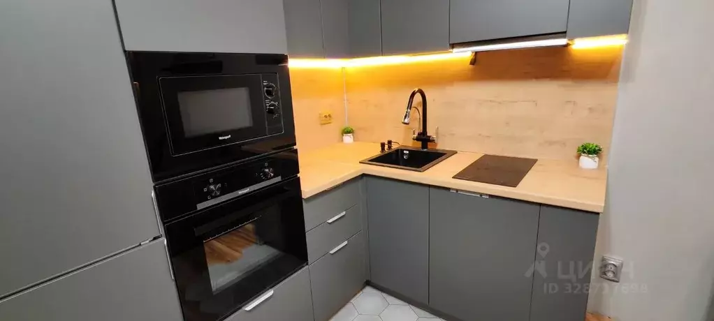 Студия Санкт-Петербург пос. Шушары, ул. Валдайская, 6к2 (25.4 м) - Фото 2