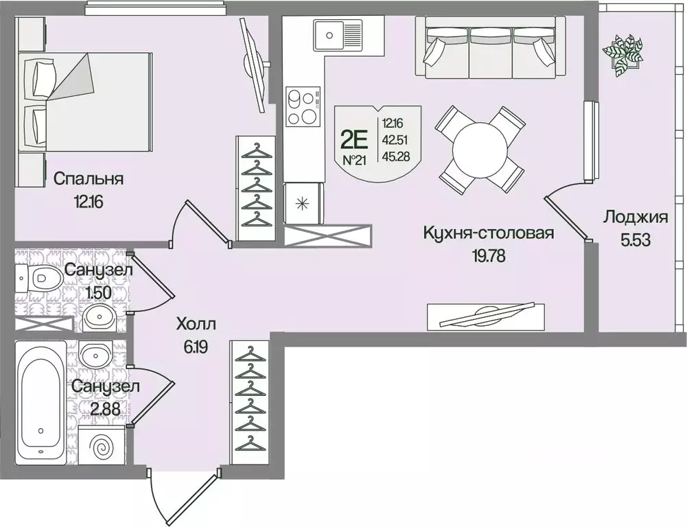 1-к кв. Ленинградская область, Всеволожский район, Бугровское ... - Фото 1