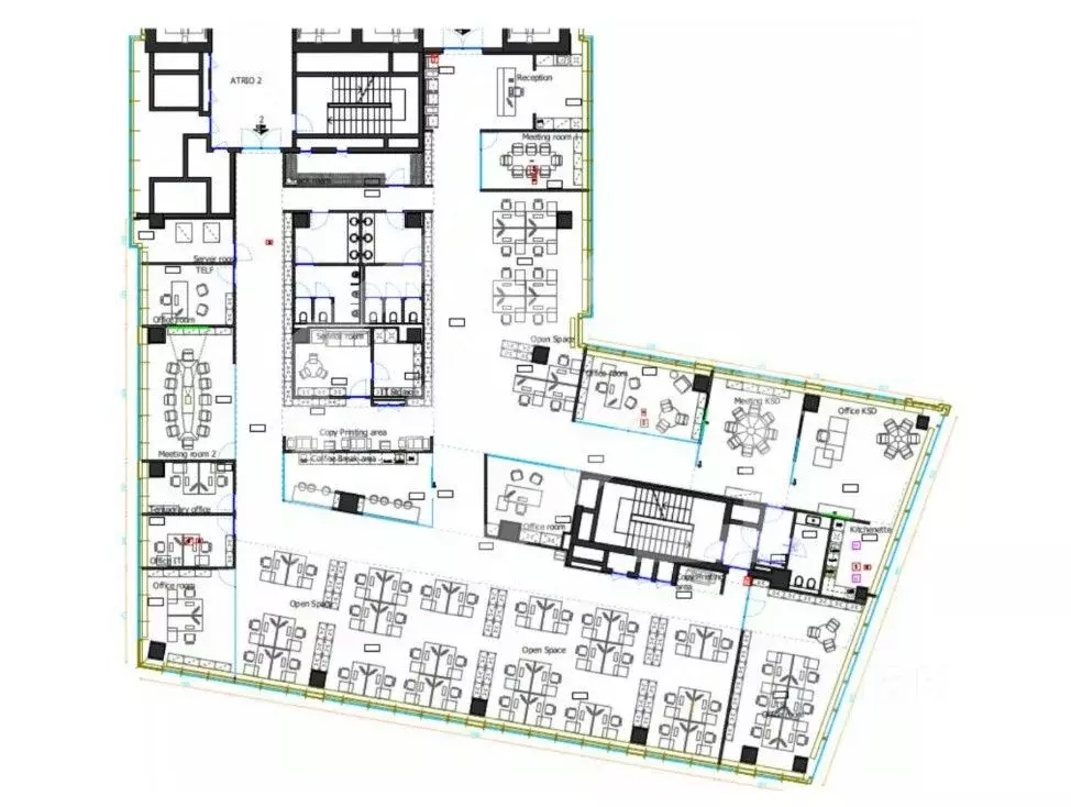 Помещение свободного назначения в Москва наб. Пресненская, 8с1 (1105 ... - Фото 2