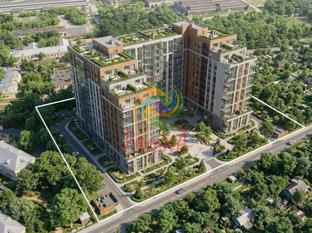 Участок в Ивановская область, Иваново ул. Молодых Рабочих, 10 (1.7 ... - Фото 1