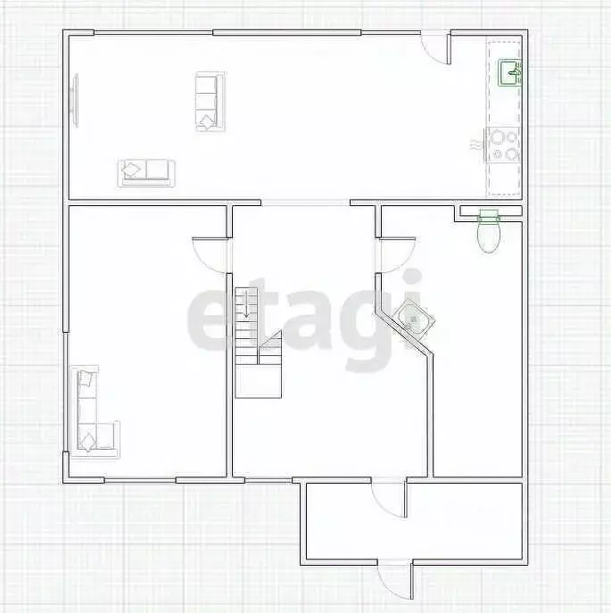 Дом в Костромская область, Кострома проезд 2-й Высотный, 7 (167 м) - Фото 1