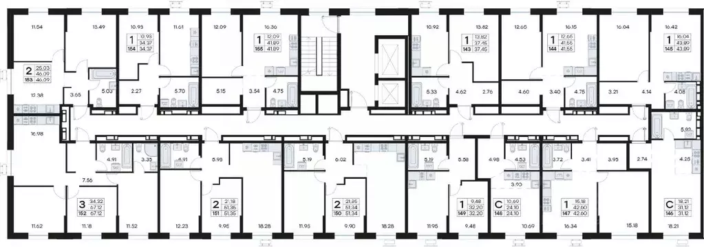 1-к кв. Приморский край, Владивосток Катерная ул., 31/2 (41.55 м) - Фото 2