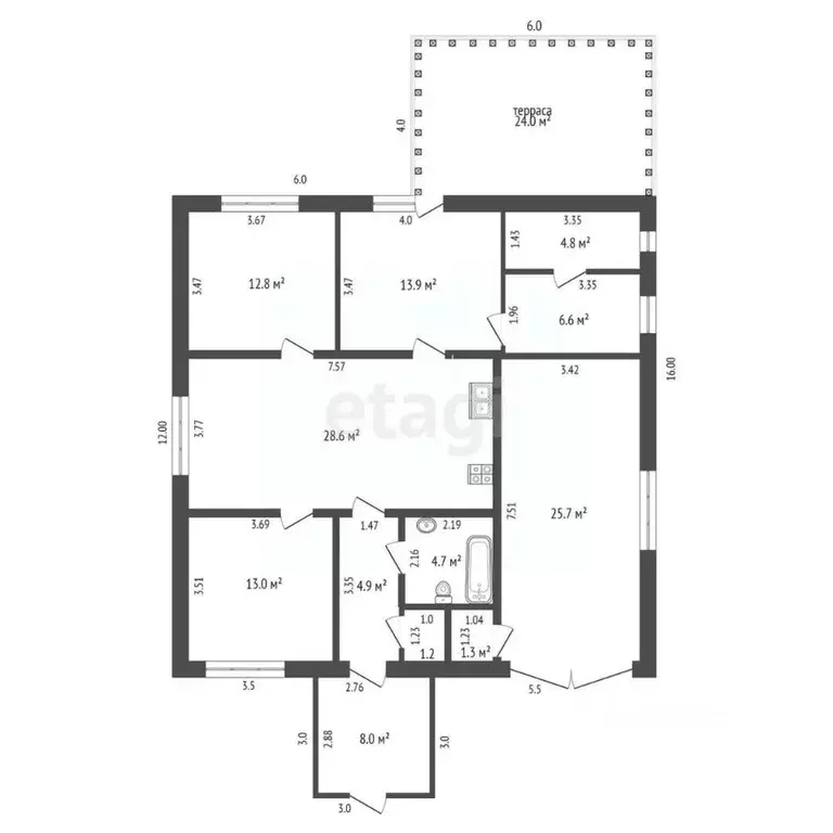 Дом в Тюменская область, Тюмень проезд Бахчисарайский (156 м) - Фото 2