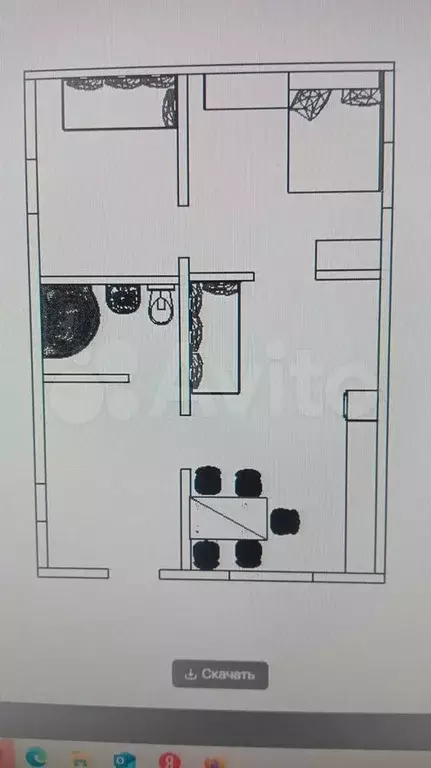 5-к. квартира, 100 м, 1/2 эт. - Фото 1