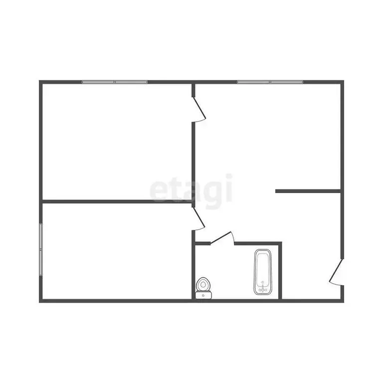 2-комнатная квартира: Иркутск, улица Лопатина, 17 (47.3 м) - Фото 1