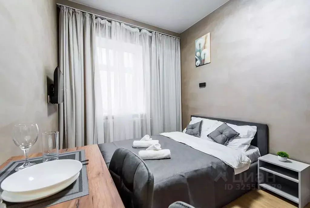 Студия Москва Новая Басманная ул., 35С1 (16.0 м) - Фото 1