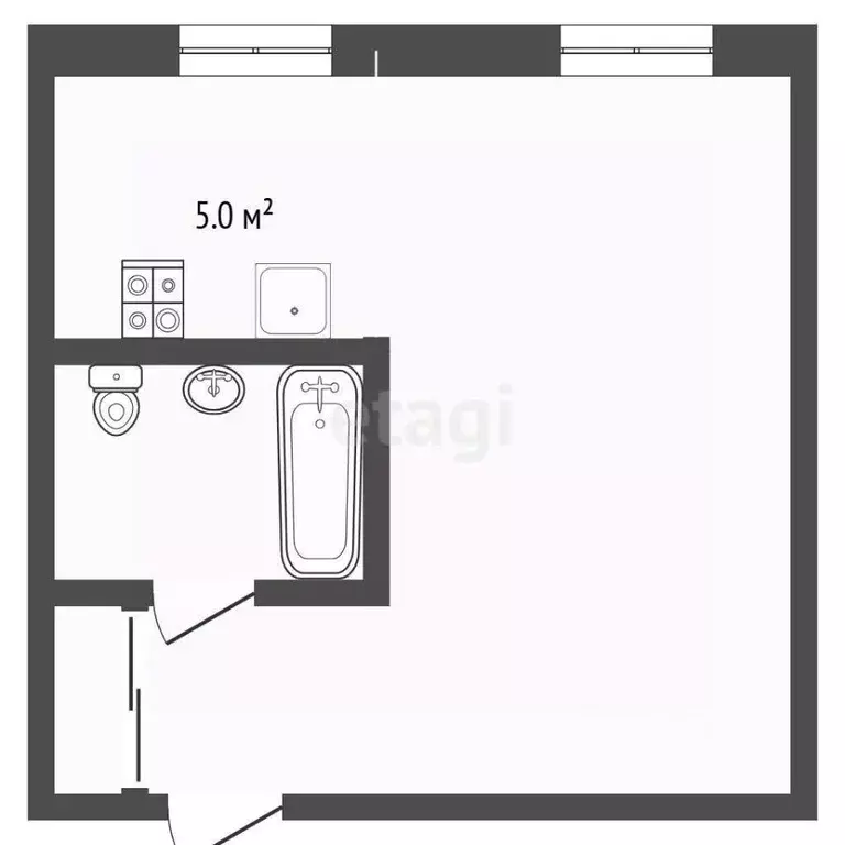 Студия Тюменская область, Тюменский муниципальный округ, д. Патрушева ... - Фото 2