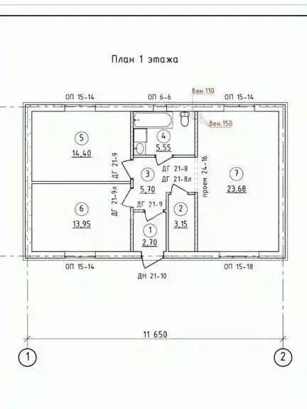 Дом в Липецкая область, Липецкий муниципальный округ, с. Косыревка ул. ... - Фото 2