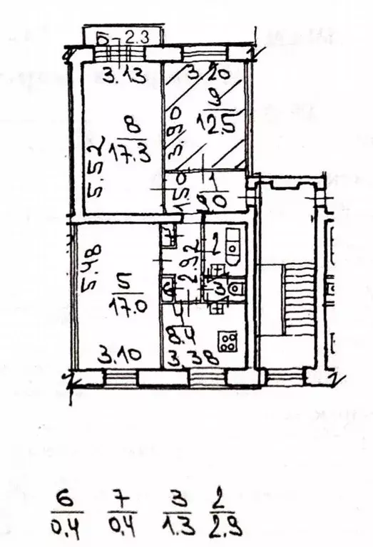 3-к кв. Санкт-Петербург ул. Лазо, 9 (69.0 м) - Фото 1