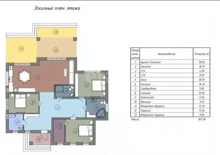 Дом в Адыгея, Майкоп Розовый пер. (183 м) - Фото 2