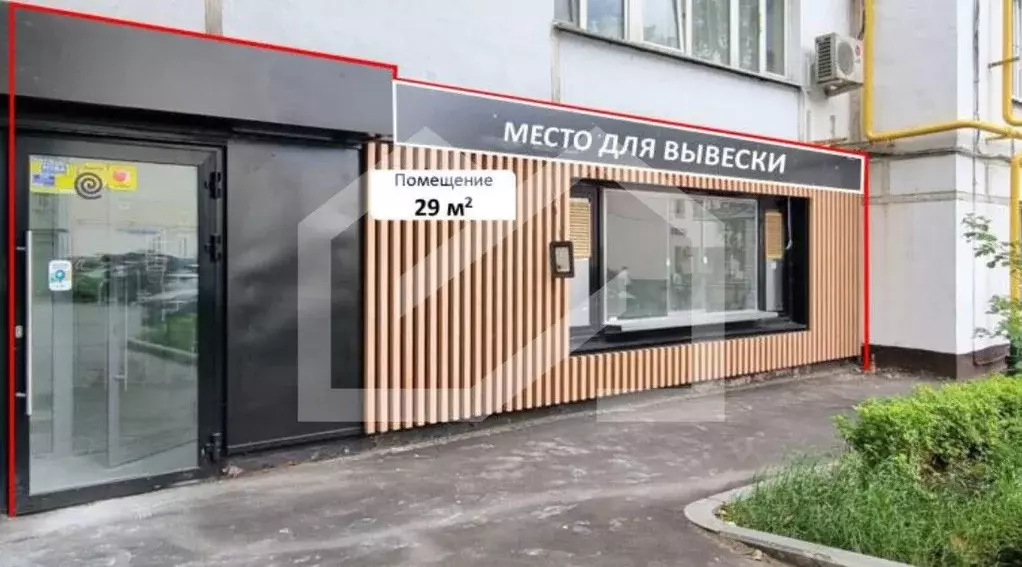 Торговая площадь в Москва ул. Фридриха Энгельса, 7-21 (29 м) - Фото 1