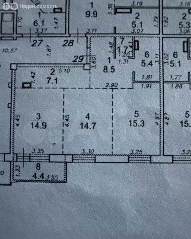 3-комнатная квартира: Иркутск, Байкальская улица, 424 (67 м) - Фото 1