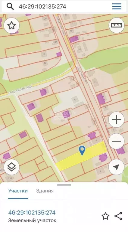 Участок в Курская область, Курск ул. Понизовка, 6 (16.0 сот.) - Фото 2