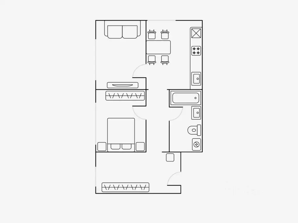 2-к кв. Москва ул. Василисы Кожиной, 13 (55.0 м) - Фото 2