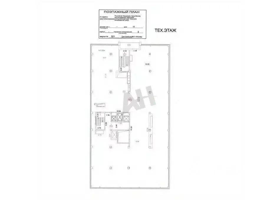 Помещение свободного назначения в Москва Николоямская ул., 11С2 (13360 ... - Фото 2