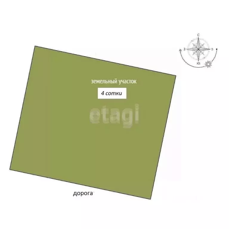 Участок в Крым, Раздольненский район, Чернышевское с/пос, с. Портовое  ... - Фото 2