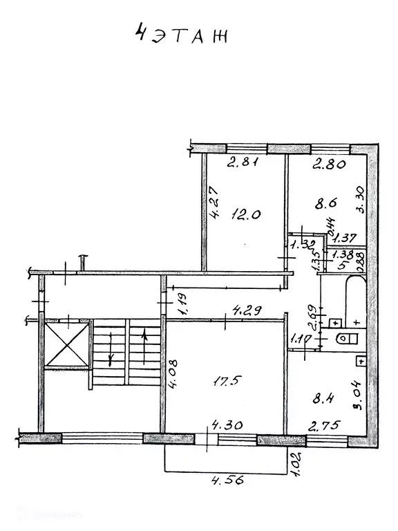 Продаётся 3-к квартира, 63.1 м - Фото 1