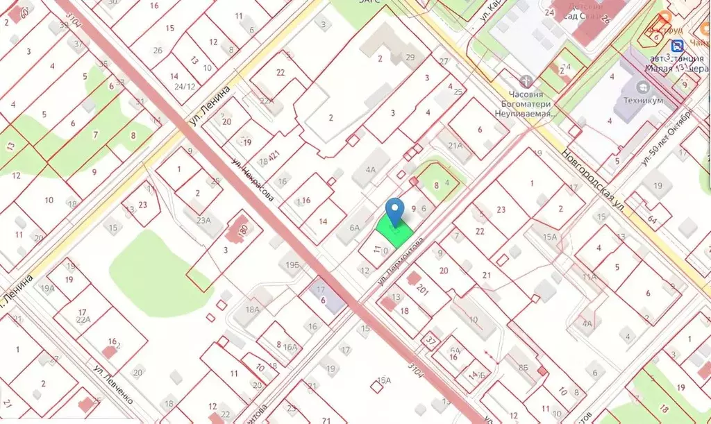 Участок в Новгородская область, Малая Вишера ул. Лермонтова (5.0 сот.) - Фото 2