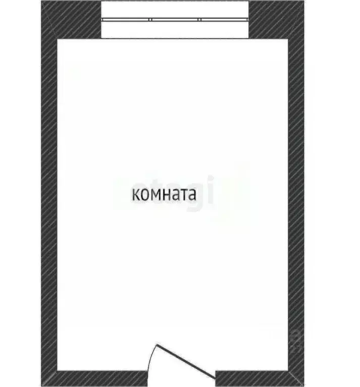 Комната Курганская область, Курган ул. Бажова, 67 (13.0 м) - Фото 2