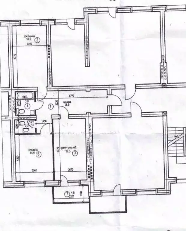 2-к кв. Северная Осетия, Владикавказ ул. Хадарцева, 39 (76.0 м) - Фото 2