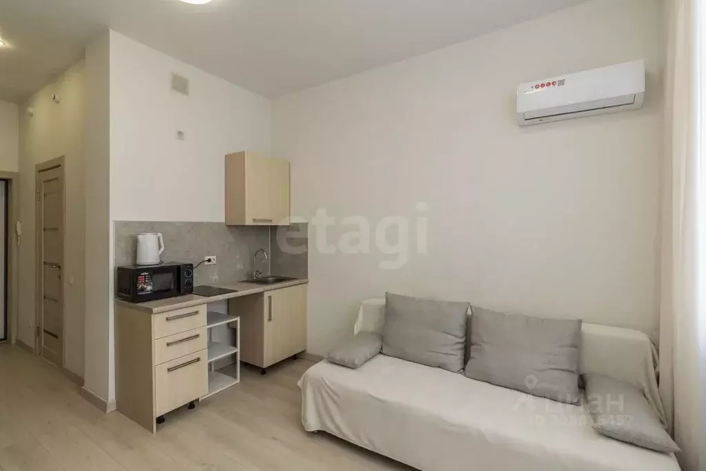 Студия Тюменская область, Тюмень ул. Алматинская, 6 (19.1 м) - Фото 1