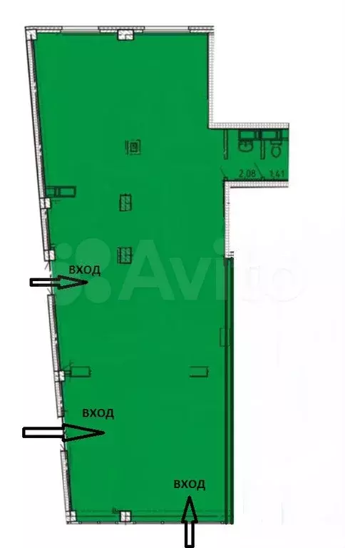 Аренда помещения в ЖК Территория Жизни 121 кв.м - Фото 0