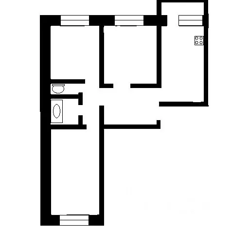 3-к кв. Новосибирская область, Новосибирск ул. Краузе, 13 (64.0 м) - Фото 1