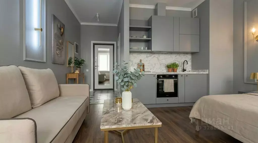 Студия Санкт-Петербург 11-я Васильевского острова линия, 22 (21.0 м) - Фото 2