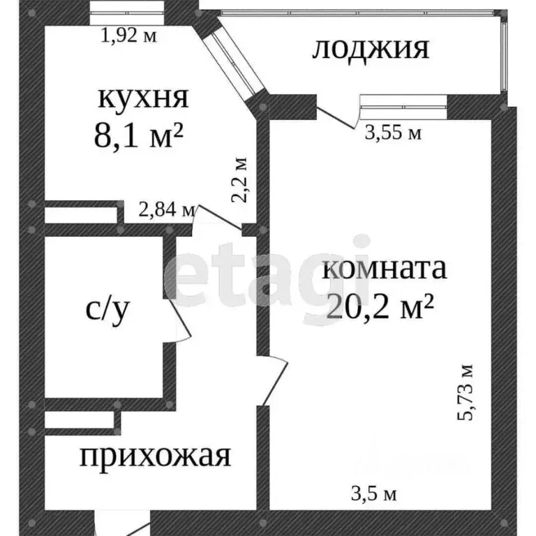 1-к кв. Белгородская область, Белгородский район, Дубовское с/пос, ... - Фото 1