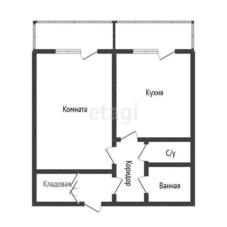 1-комнатная квартира: Белгород, бульвар Юности, 43 (45 м) - Фото 1