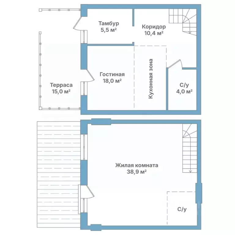 Таунхаус в Новосибирская область, Мошковский район, пос. Октябрьский, ... - Фото 1