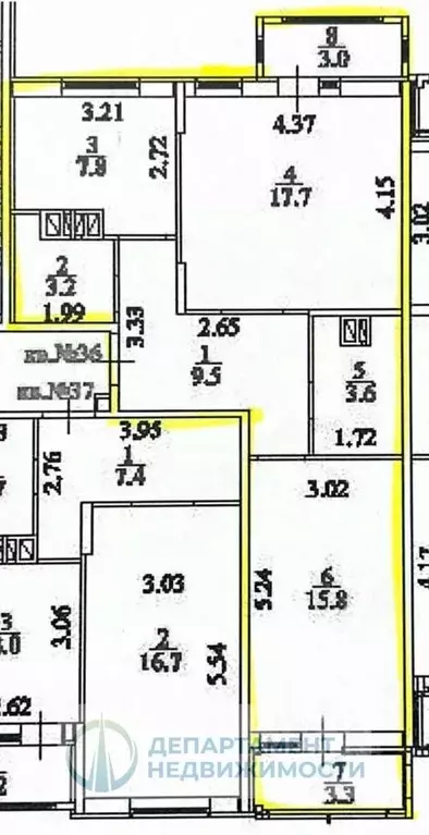 2-к кв. Краснодарский край, Краснодар ул. 3-я Трудовая, 1/3 (57.6 м) - Фото 1