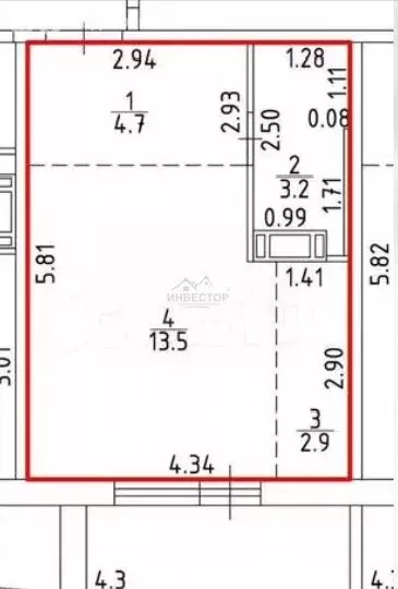 Квартира-студия: посёлок Западный, микрорайон Вишнёвая Горка, ... - Фото 1