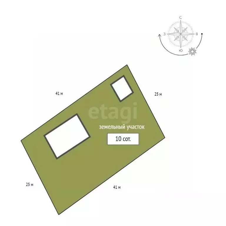 Дом в Красноярский край, Сосновоборский муниципальный округ, д. ... - Фото 2