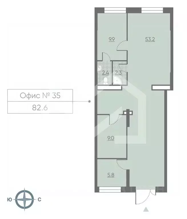 Помещение свободного назначения в Москва 2-й этап тер., Лучи жилой ... - Фото 2