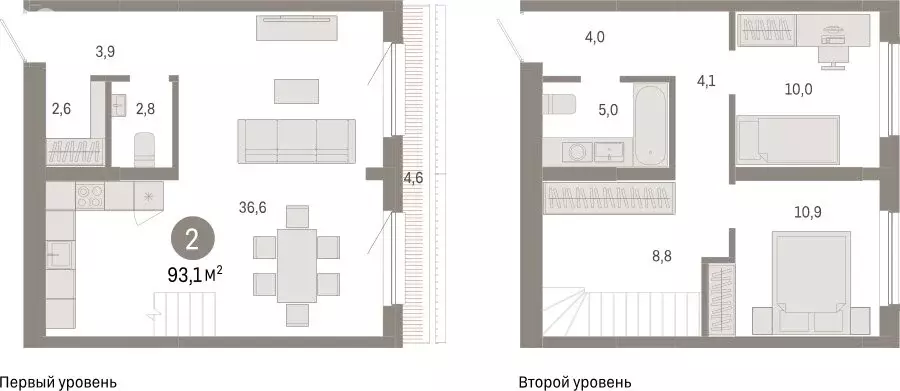 2-комнатная квартира: Новосибирск, Большевистская улица, с49 (93.06 м) - Фото 1