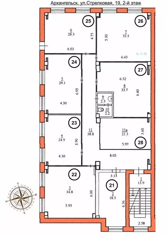 Офис в Архангельская область, Архангельск Стрелковая ул., 19 (33 м) - Фото 0