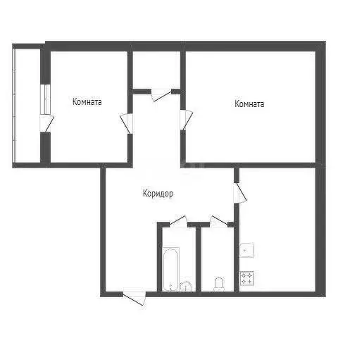 2-комнатная квартира: Воронеж, улица Героев Сибиряков, 39 (44.5 м) - Фото 1