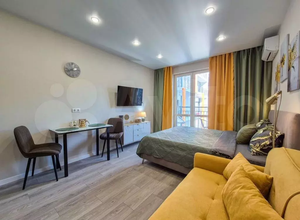 Апартаменты-студия, 28,6 м, 3/3 эт. - Фото 0