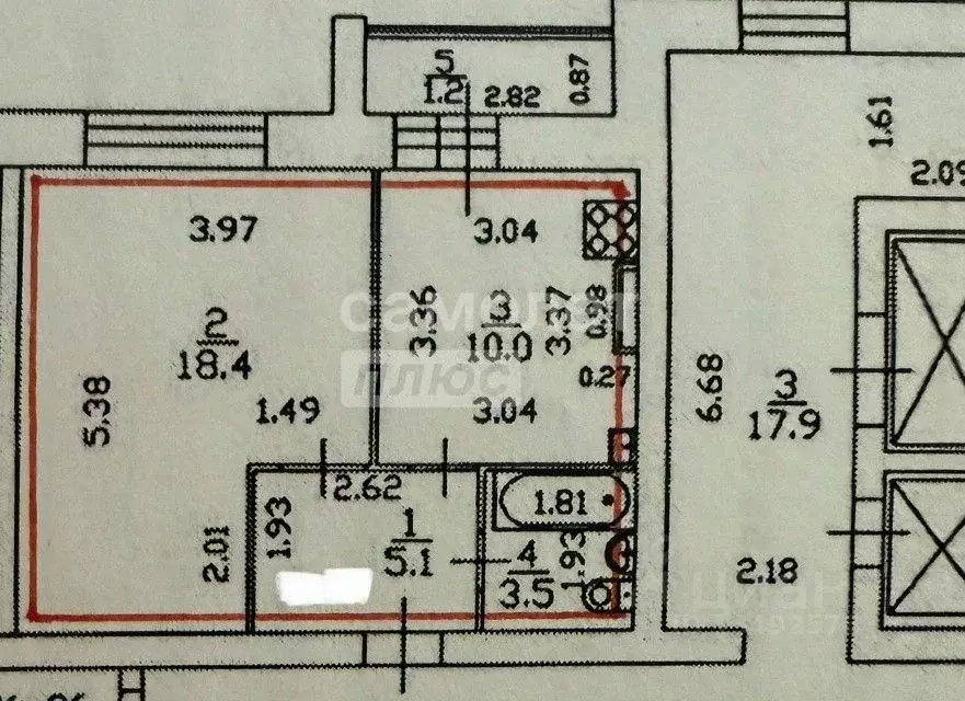 1-к кв. Марий Эл, Йошкар-Ола ул. Западная, 15А (38.2 м) - Фото 2