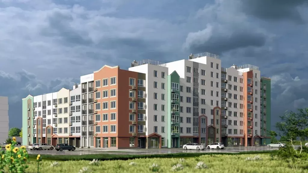 2-к кв. Тюменская область, Тюмень ул. Алексея Сергиенко, 1 (73.1 м) - Фото 0