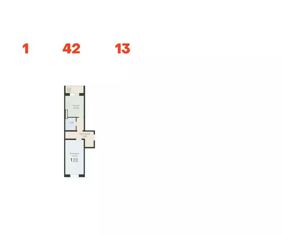 1-к кв. Ленинградская область, Всеволожск Южный мкр, Радужный жилой ... - Фото 1