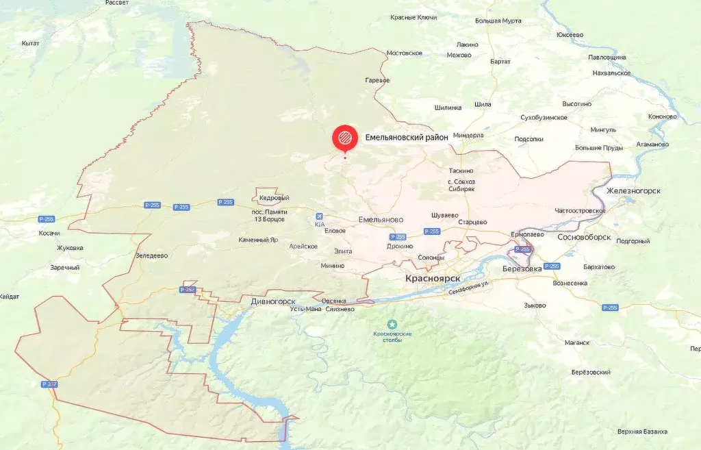 Участок в Красноярский край, Емельяновский муниципальный округ, ... - Фото 1