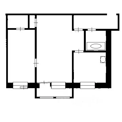 2-к кв. Башкортостан, Уфа Кремлевская ул., 61 (44.1 м) - Фото 1