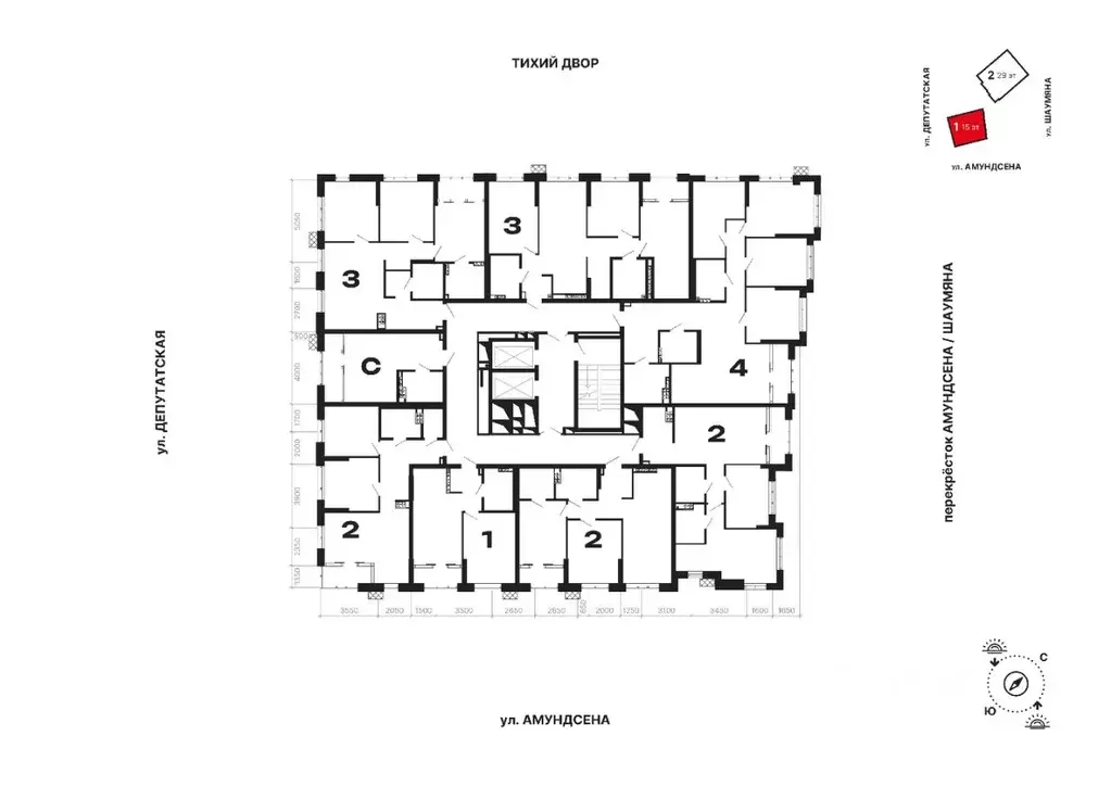 3-к кв. Свердловская область, Екатеринбург ул. Шаумяна, 11 (81.68 м) - Фото 2