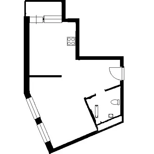 1-к кв. Башкортостан, Уфа ул. Архитектора Рехмукова, 7 (42.0 м) - Фото 2