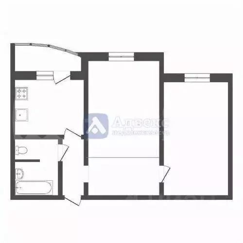 2-к кв. Тюменская область, Тюмень ул. Николая Семенова, 33 (62.4 м) - Фото 2