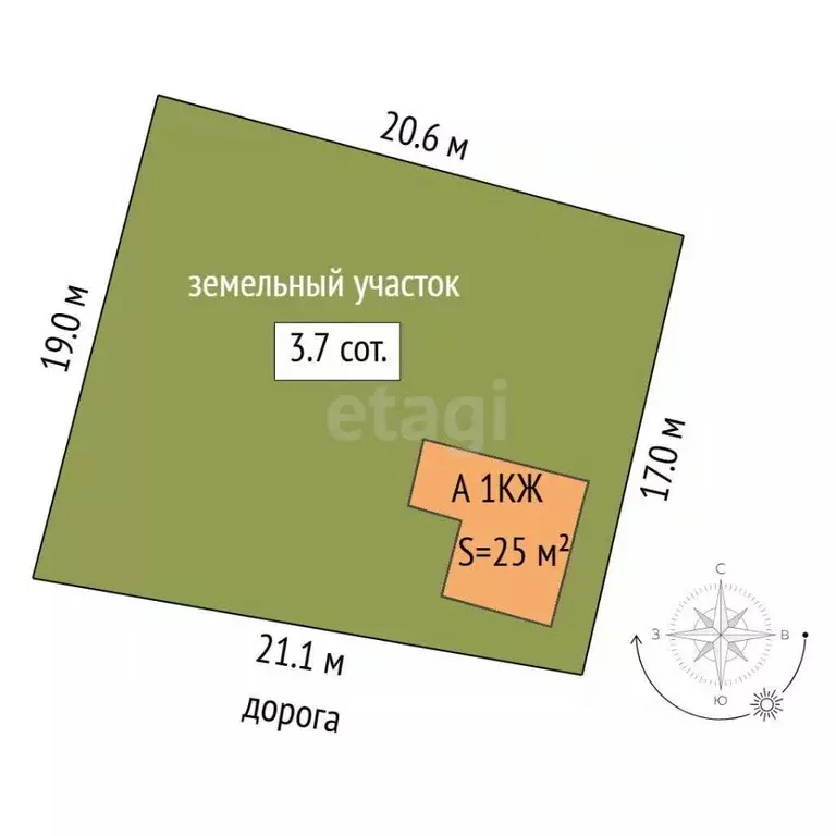 Дом в Тюменская область, Тюмень Бирюсинка СНТ, ул. Цветочная (25 м) - Фото 2